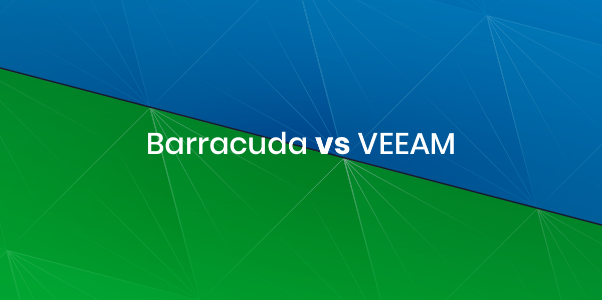 Veeam vs. Barracuda Backup Builder